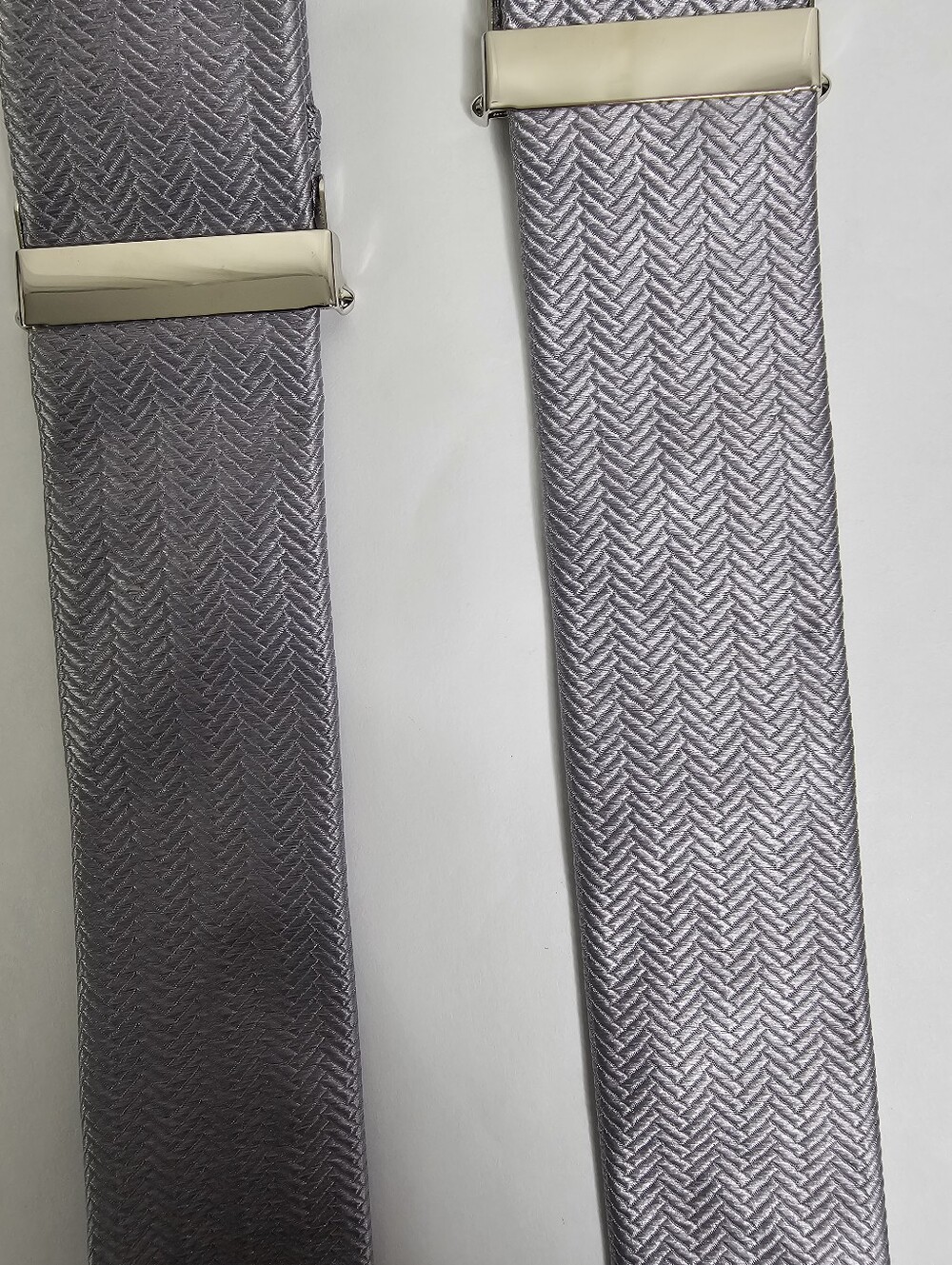 Trafalgar Suspender Bundle Set Of 2 Black & Gray Herringbone - Picture 8 of 9